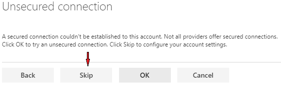 Click skip